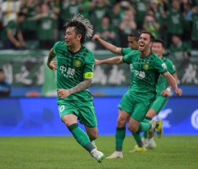 武磊送点张稀哲救主 北京国安2-2战平上海海港